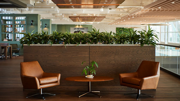 Seating area at Life Time Work