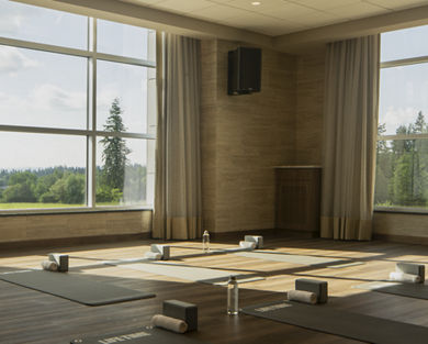 A Life Time Yoga Studio at the Life Time Beaverton club location