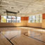 Basketball court and kids gymnasium in a Life Time child center