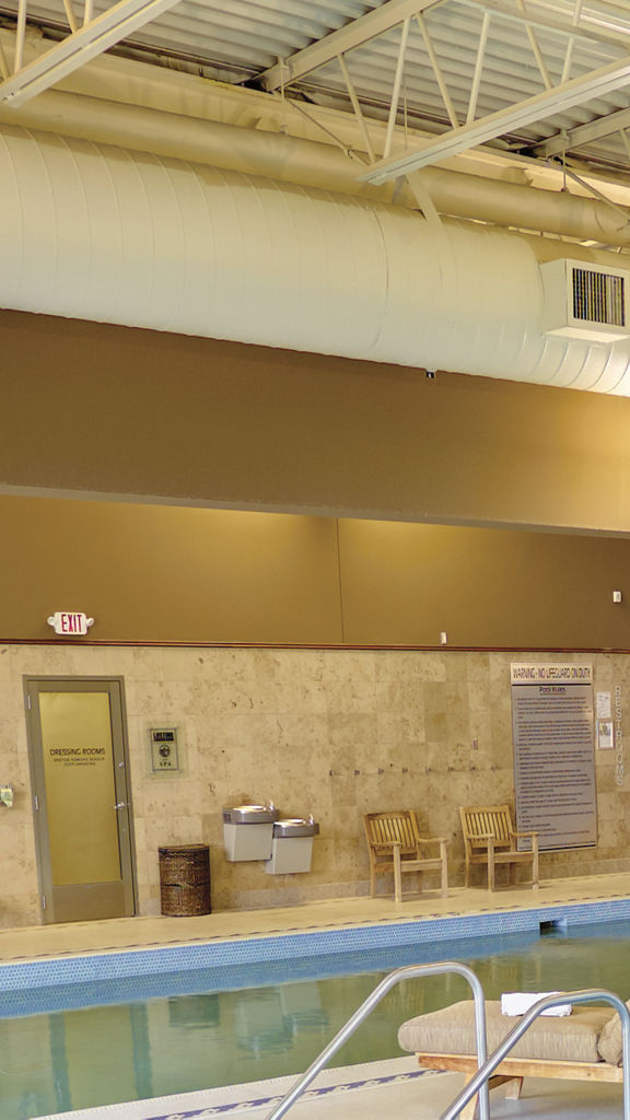 Indoor lap pool at the Minnetonka Life Time club.