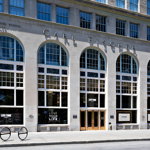 Exterior of the Life Time NoHo club location