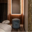 Brightly lit mirror in a massage room at Life Time